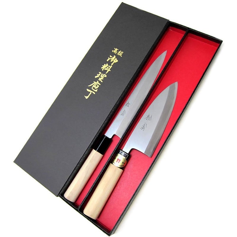 Houcho.com Yanagiba Knife & Deba Knifr Set, Sakai Shouo - Image 1